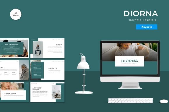Diorna - Keynote Template: Elevating Your Presentation Workflow