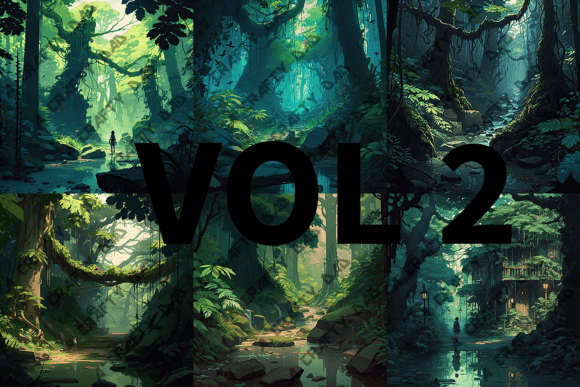 Exploring the Visual Depth of Anime Amazon Rainforest Vol 2