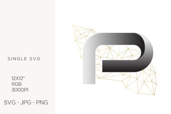 Mastering the Tech Aesthetic: The Power of Technology Related Logo Letter P and Vector Clipart