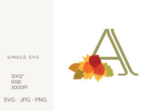 Rose Flowers As a Part of Letter a: Design Guide