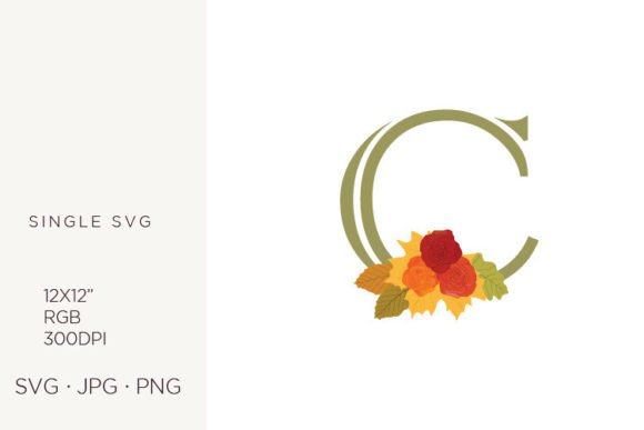 Rose Flowers As a Part of Letter C: A Versatile Design Element for Creative Projects