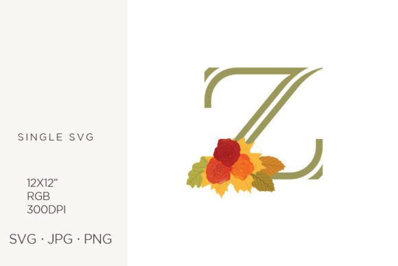 Rose Flowers As a Part of Letter Z: A Design Asset Evaluation