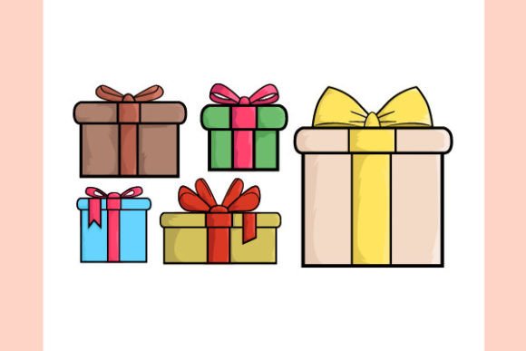 Strategic Value of 5 Gift Box Vectorart - C for Professional Branding