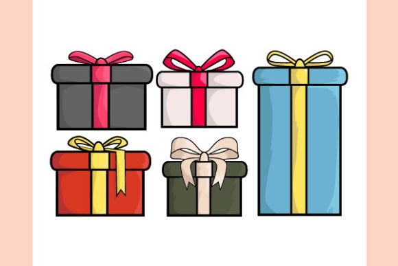 Unlocking Creativity with 5 Gift Tbox Vectorart - a for Modern Design Projects